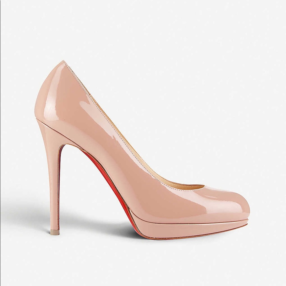 CHRISTIAN LOUBOUTIN NEW SIMPLE 120 PATENT PUMPS
